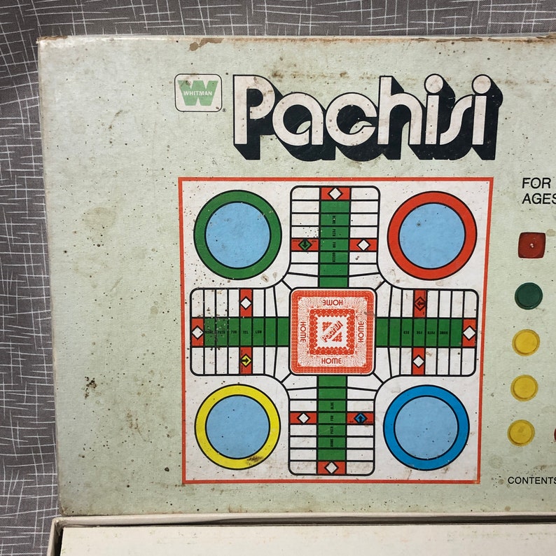 1974 Pachisi Parchisi Board Game All Pieces but Box needs | Etsy
