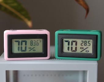 Terrariumthermometer en hygrometer – Celsius of Fahrenheit – voor springspinnen, reptielen en bidsprinkhanen