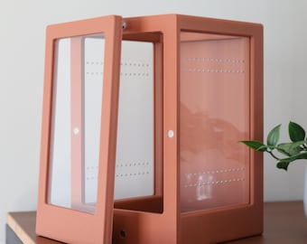Jumping Spider Enclosure 7x4.5x4.5 in - Front-Open Ventilated Spider House Terrarium
