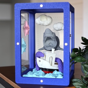 3D Printed Jumping Spider Enclosure : Purple House With Natural