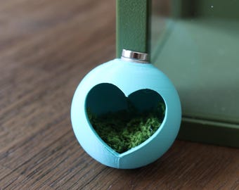 Piel de araña saltadora con forma de corazón redondo - Plástico ecológico impreso en 3D