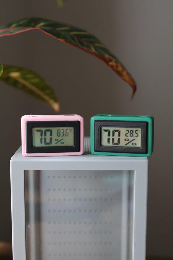 Terrarium Thermometer and Hygrometer – Celsius or Fahrenheit - For Jumping Spiders, Reptiles, and Mantises