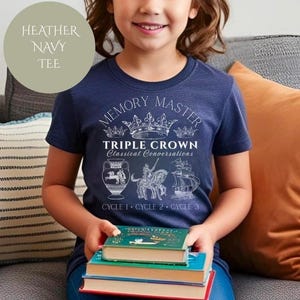 Camiseta infantil Triple Corona Memory Master - Camiseta de Classical Conversations para la educación en casa