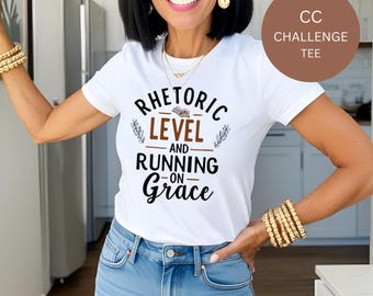 Homeschool Mom T-Shirt, Classical Conversations Tee, Rhetoric Level Shirt, Boho Homeschool Gift, Softstyle Unisex Top