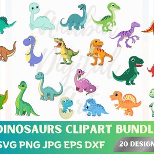 恐竜SVGバンドル、かわいい恐竜SVG、子供用恐竜SVG、恐竜SVG、赤ちゃん用恐竜SVG、T-Rex SVG、シルエットクリカット用漫画恐竜