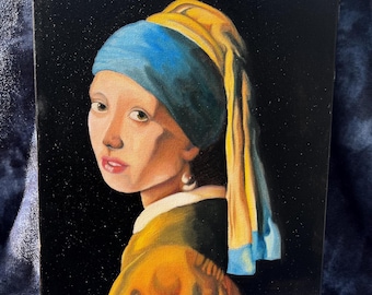 真珠の耳飾りの少女 油彩画 Image Art Gallery ヨハネス・フェルメール 真珠の耳飾りの少女