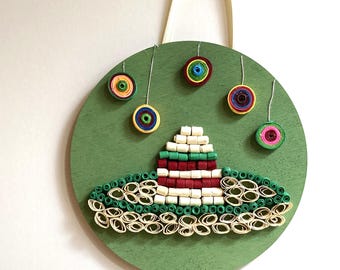 Sombrero hanging wood decoration for Cinco de Mayo