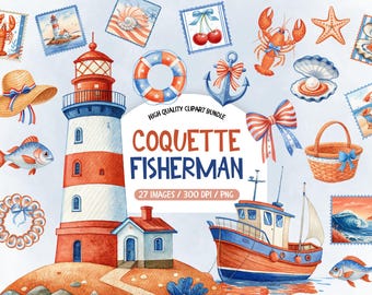 Coastal Aesthetic Png, Fisherman Aesthetic Clipart, Beach Bachelorette Png, Vintage Fisherman Clipart, Coastal Clipart Png