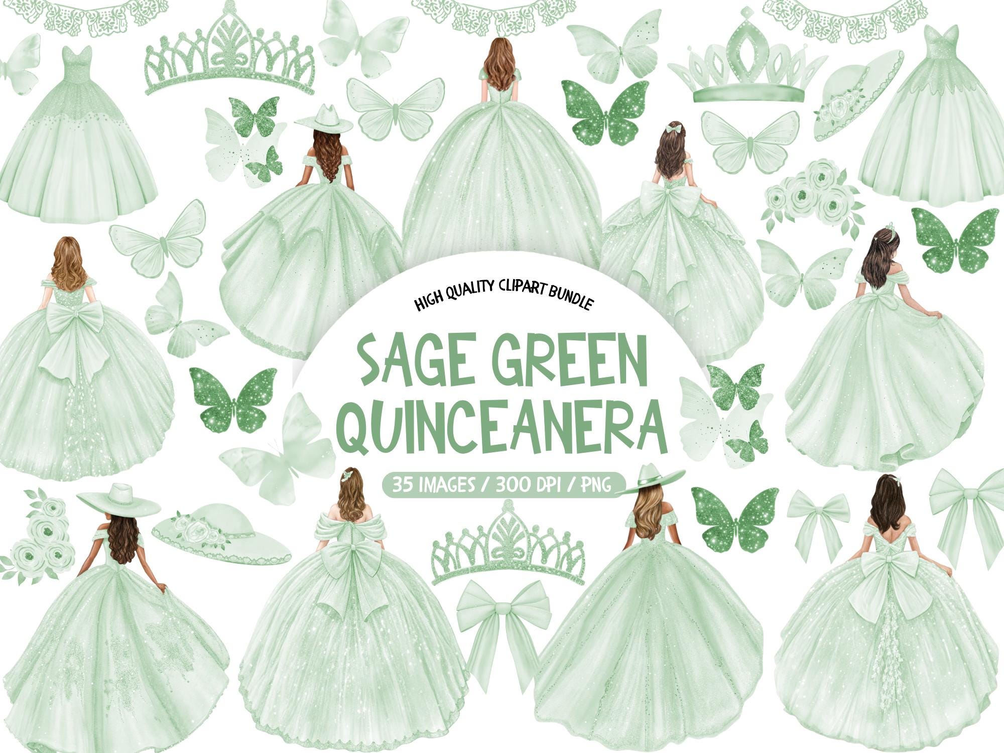 Sage Green 15 Dress - Etsy