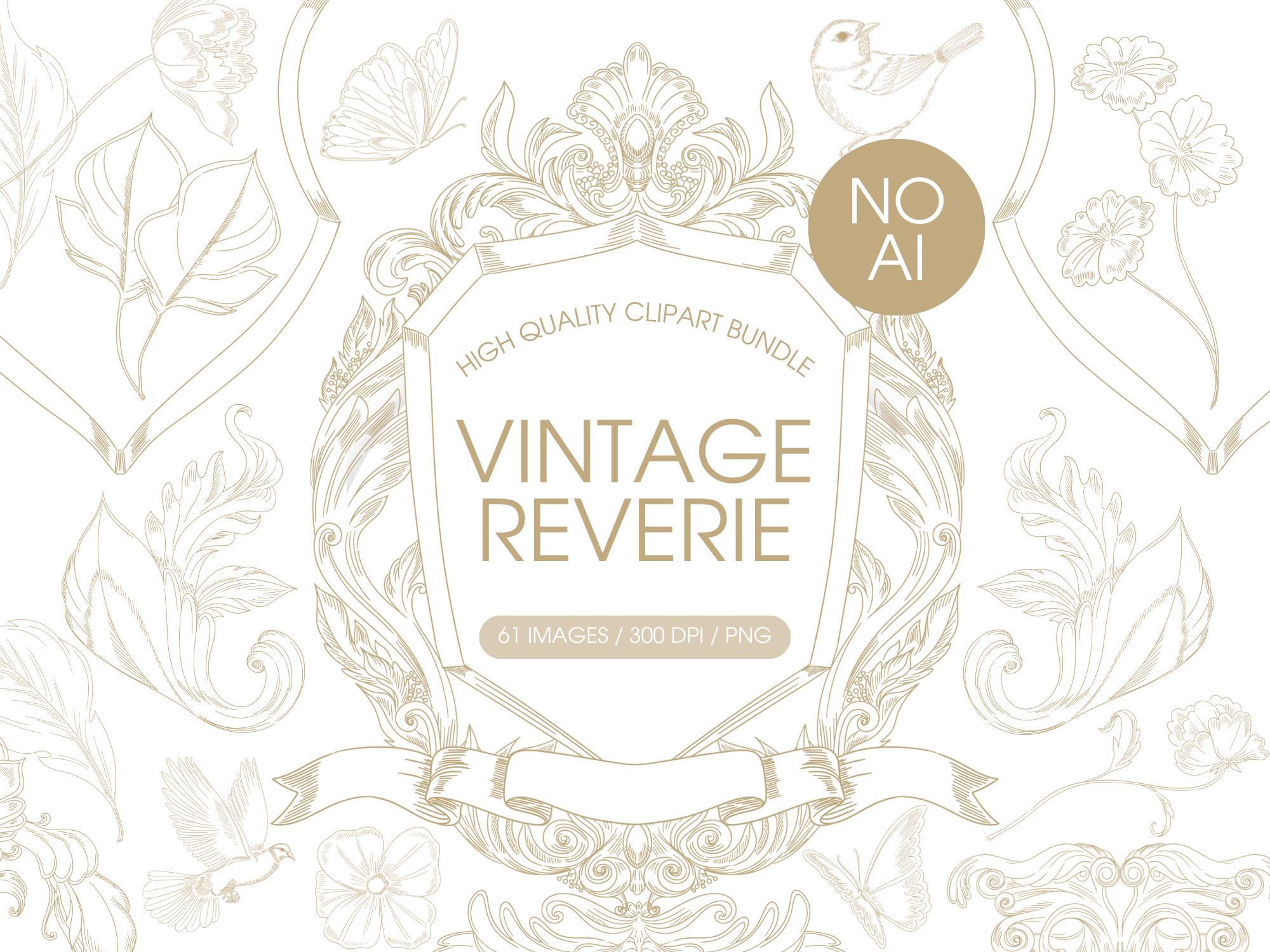 Baroque Line Art, Baroque Frame Clipart, Wedding Baroque PNG Bundle, Vintage Wedding Crests Beige Chinoiserie Clipart Royal Ornamental Frame