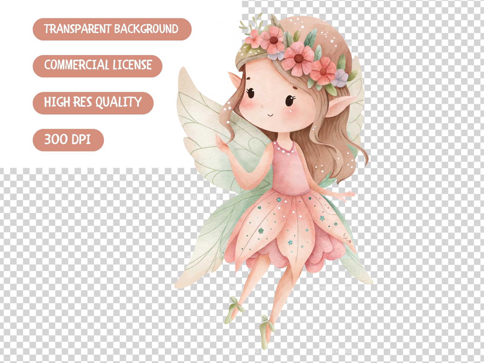 Fairy Garden Clipart Set: Magical Enchanted Forest Theme (PNG Bundle ...