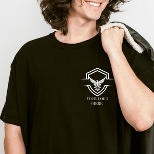 Custom Company Logo T-shirts, Custom Text Shirts, Custom Company Shirts, Custom Text Sweatshirt, Custom Personalized T-Shirt with Logo Name