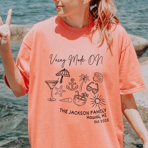 Family Beach Shirts , Girls Trip Shirts, Personalized Vacation Tees, Matching Group Shirts, Coastal Trip Gift, Summer Travel Outfit, CuteTee