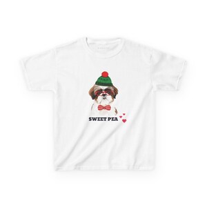 Camiseta de perro Sweet Pea - Ropa floral para amantes de los perros, diseño de cachorro adorable para dueños de mascotas y entusiastas de la jardinería