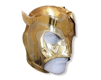 GOLD SCORPION (pro-Lycra) Lucha Libre Wrestling Mask - (Adult Size) Brand New