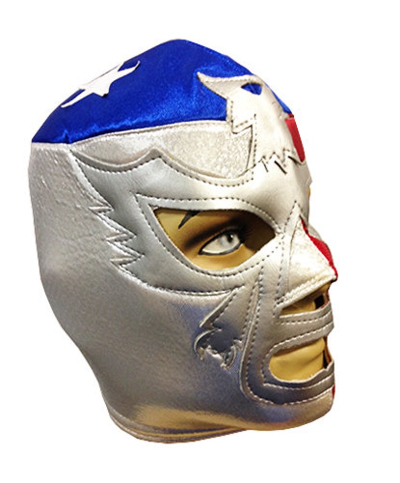 thumbnail image 2 of La Parka Luchador Mask Lucha Libre Mexican Wrestling Mask For Adult 2 of 13
