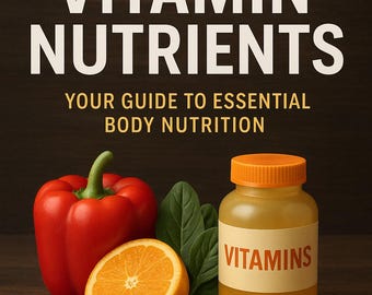 Vitaminas y nutrientes vitales: su guía para la salud corporal total