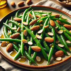 Glutenfria sauterade gröna bönor med mandlar – krispiga, nötiga och smakrika