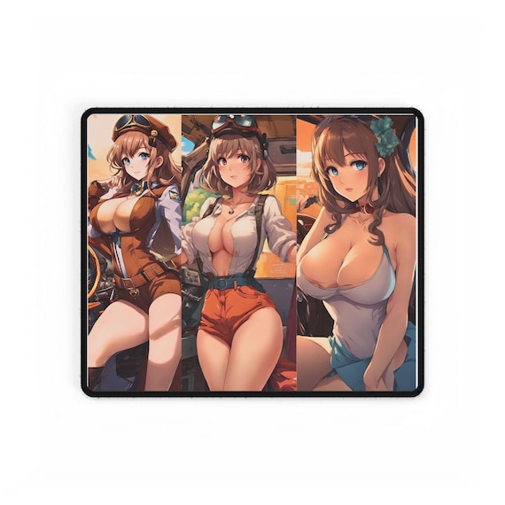 Hot Anime girls mousepad mechanic girl drivers mouse pad guy gift desk mat cute girls sexy mousepad gift