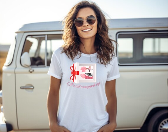 softball mom t shirt gift for mom softball team Tshirt summer mom t-shirt