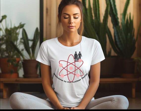 Science t shirt Nuclear Fun Family Shirt, SciFi Shirt, Gift for Scientists, Family Reunion Outfit, Geeky Apparel, scientific t shirt