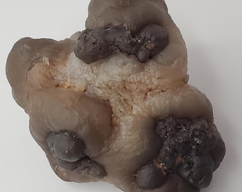 Panda Agate Freeform • 177 g 3x2.25x2 in • Botryoidal Chalcedony Cluster • Natural Pattern Specimen Stone