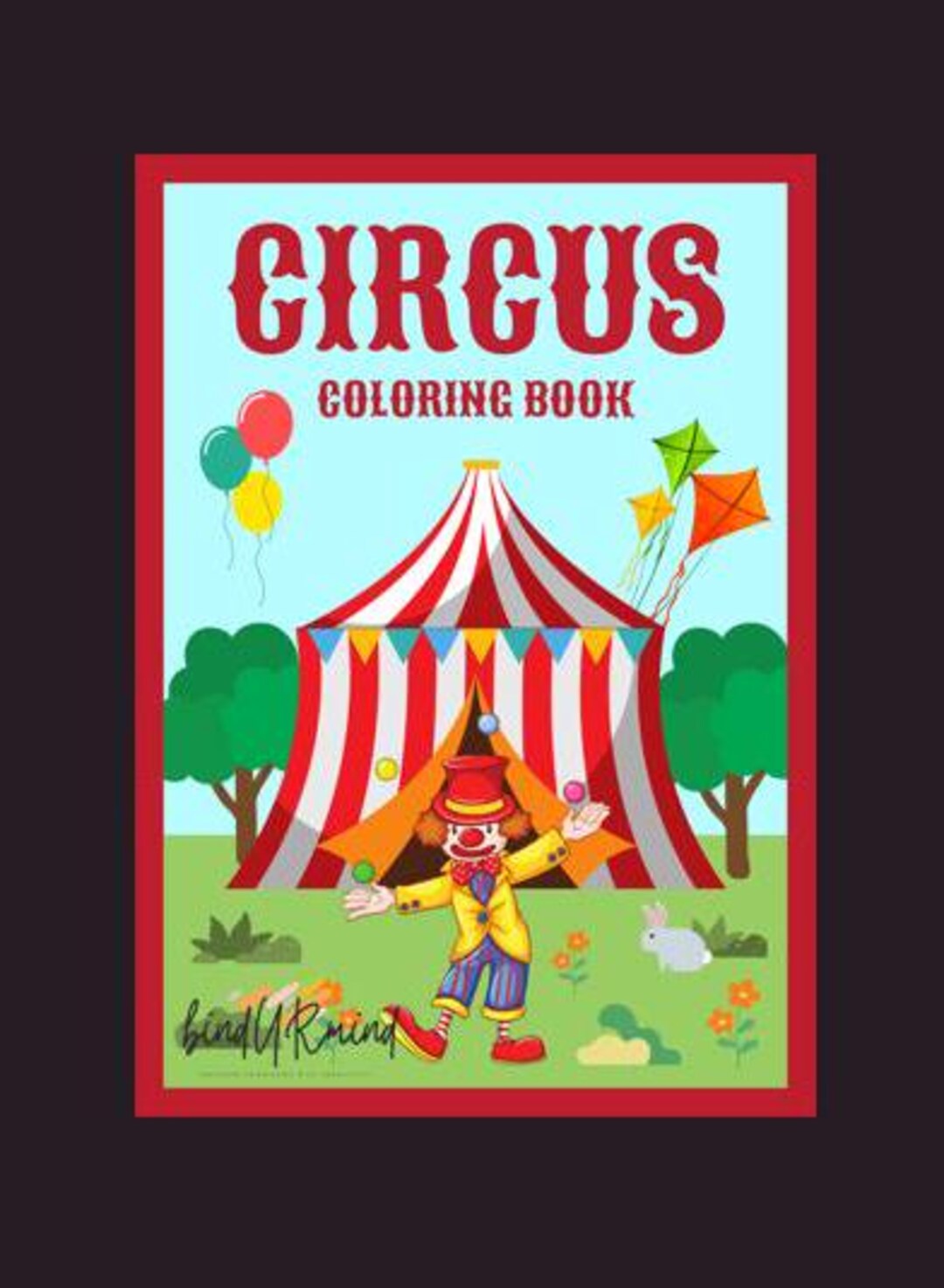 Circus Coloring Book , Toddler Activity Book, Motivation Quotes, Easy ...