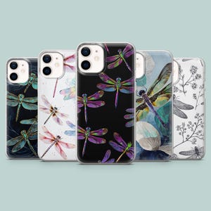 Libelle Niedliche Bug Cover für iPhone 16, 15, 14, 13, 12, 11, Samsung S25Ultra, S24, S23FE, A54, A25, A14, Pixel 9, 8A, 7Pro, 6Pro