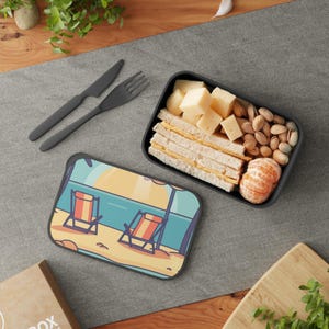 Seaside Serenity Bento Box - Sustainable Lunch Container for Beach Lovers
