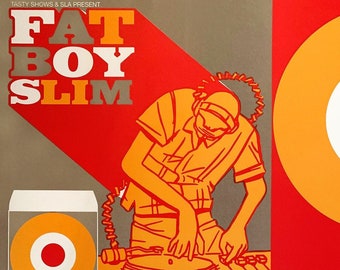 Fat Boy Slim poster by Shawn Wolfe