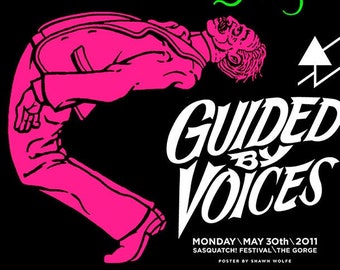 Guided By Voices poster by Shawn Wolfe