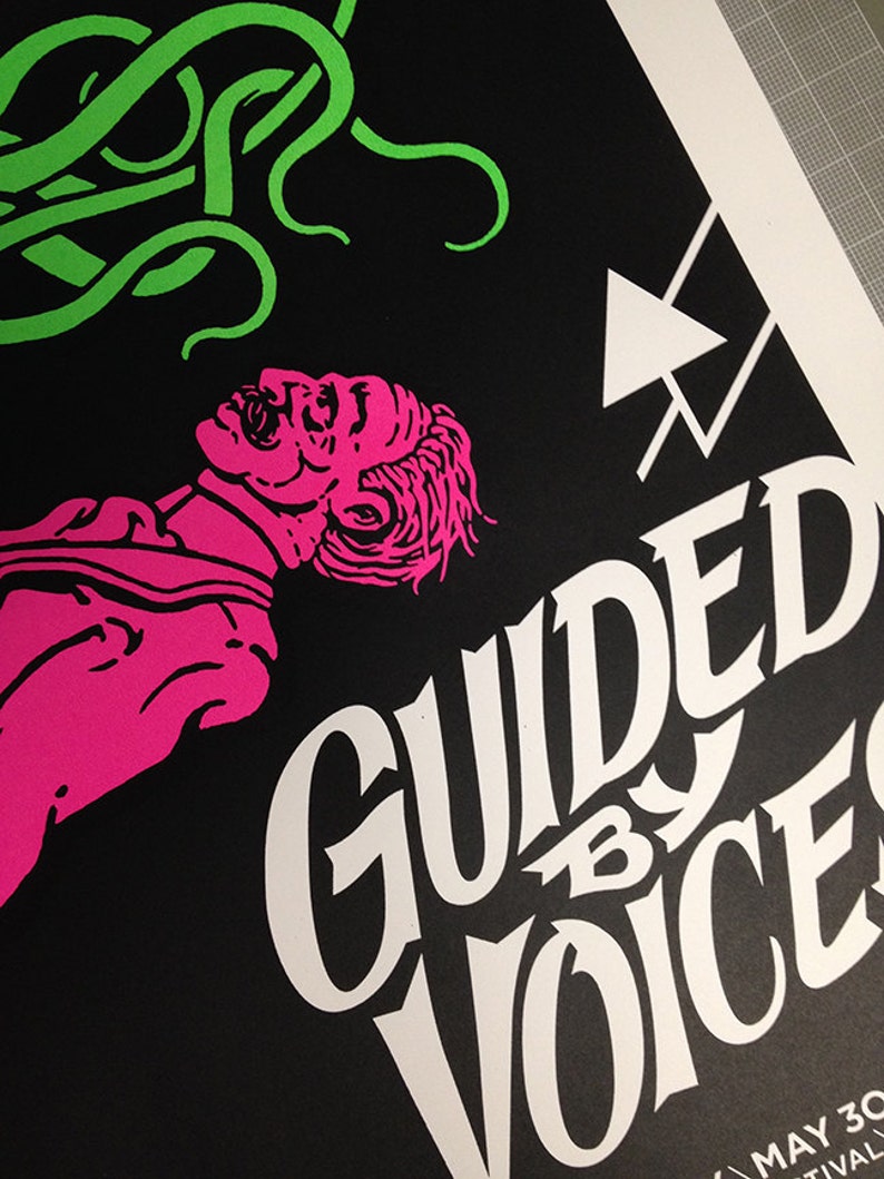 Guided By Voices Poster By Shawn Wolfe Etsy guided-by-voices-poster-by-shawn-wolfe-etsy