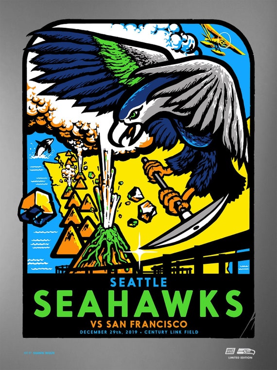 Seattle Seahawks Vs San Francisco 2019 Game Day Poster Ltd