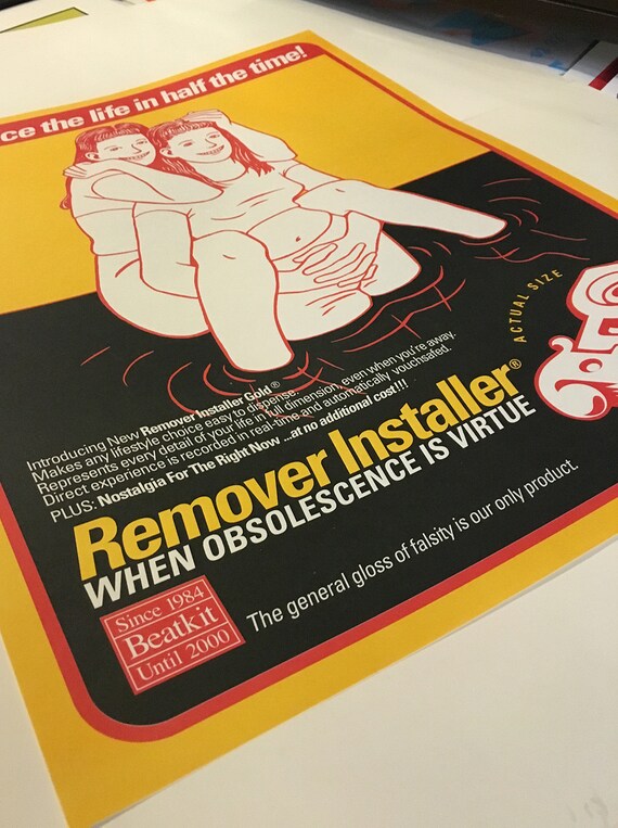 Buy Remover Installer® Poster by Shawn Wolfe, 1999 Online in