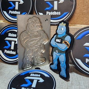 Custom 3D PVC Patch: Personalized Logo, Hook & Loop Backing