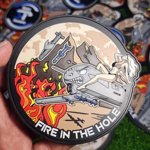 Custom Tactical PVC Morale Patch | Hook & Loop Velcro Backing