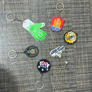 Custom PVC Keychain: Personalized 3D Rubber Keyring, Business Branding