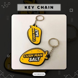 Custom PVC Keychain | Personalized Rubber Keyring | Logo, Name, Brand Promotional Keychain | Durable & Waterproof Key Chain Gif
