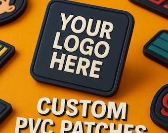 Custom 3D PVC Patch | Rubber Logo, Sew On or Velcro
