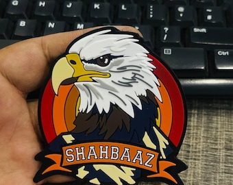 Custom PVC Patch | Waterproof Rubber Logo Patch with Velcro/Adhesive