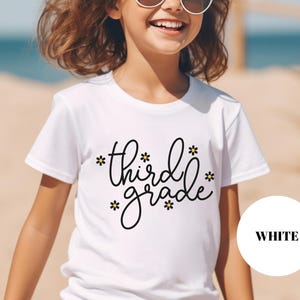 3rd Grade Shirt Third Grade Teacher Team Shirt Personalized Back to School Shirt Custom Grade Shirt Elementary Teacher Tee