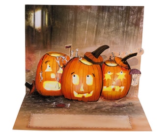 3D Pop Up Card - Pumpkin Escape