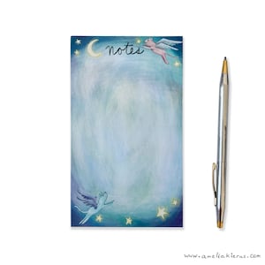 Flying Cat Notes Notepad, 3.5x5.75