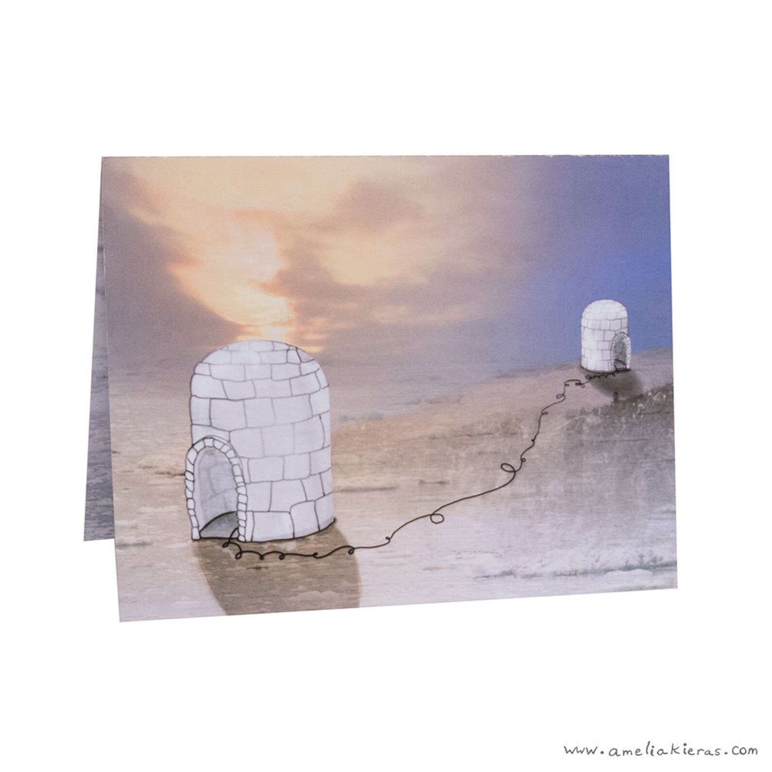 3D Pop up Card - Polar Bear Holiday - Etsy