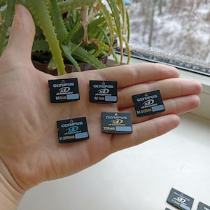 Original XD-Picture Cards, for Olympus and Fujifilm digital cameras 1, 2 Gb 512, 256, 512 Mb M, M+, H