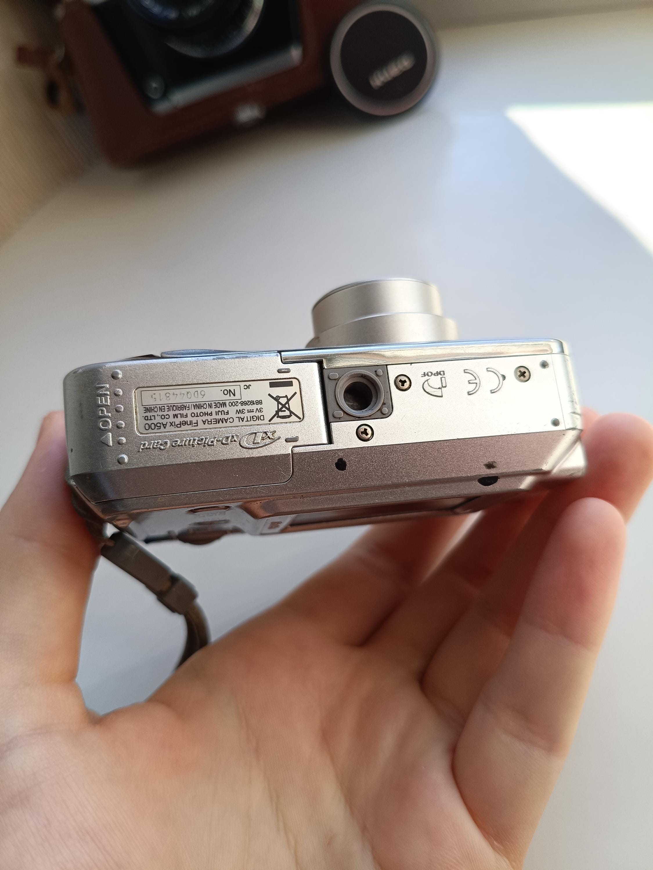 Fujifilm Finepix A500 Silver 5.1MP Digital Compact Camera Xd Card