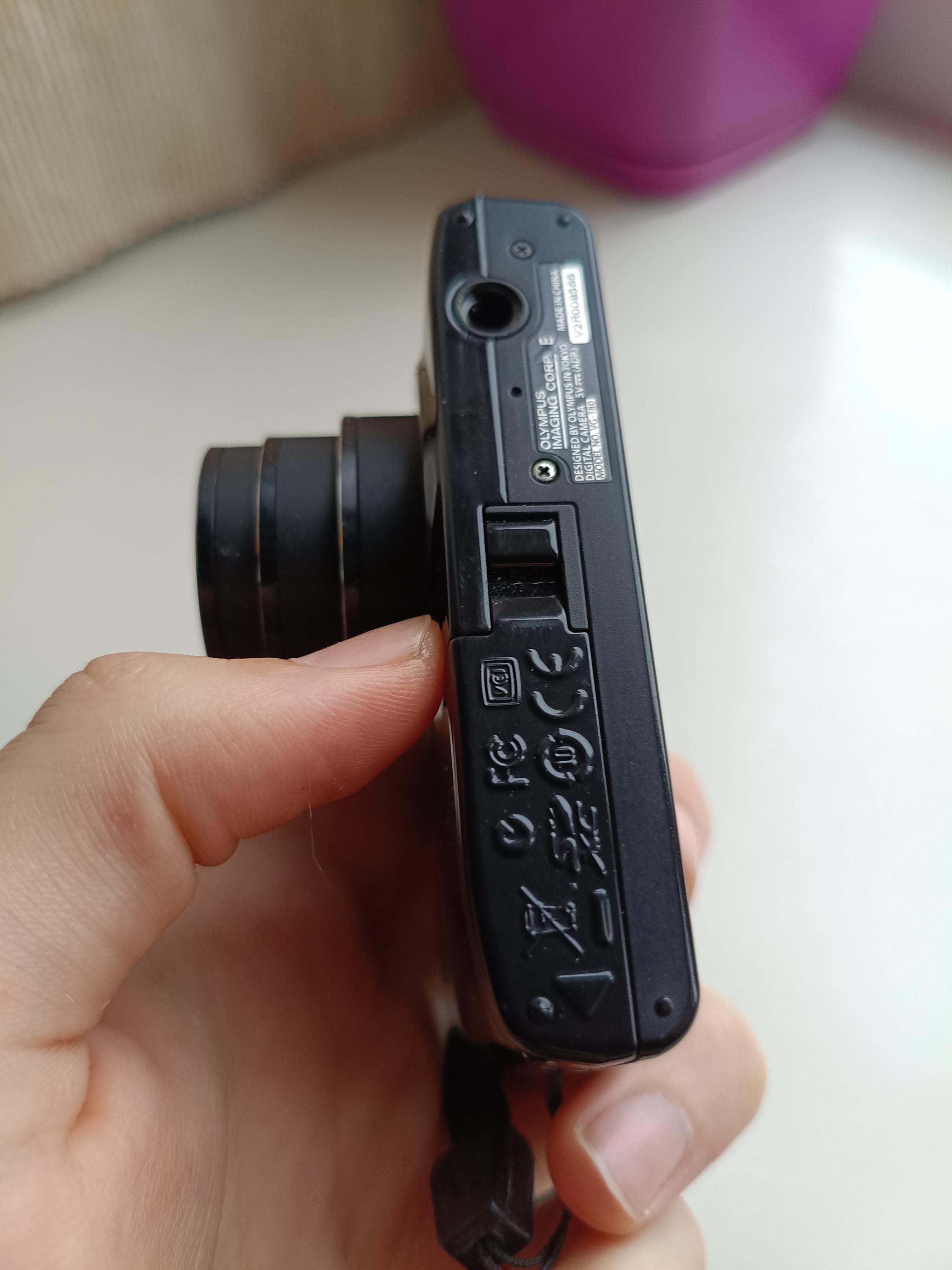 Olympus VG-180 STYLUS Black 16.0MP Digital Compact Camera Working
