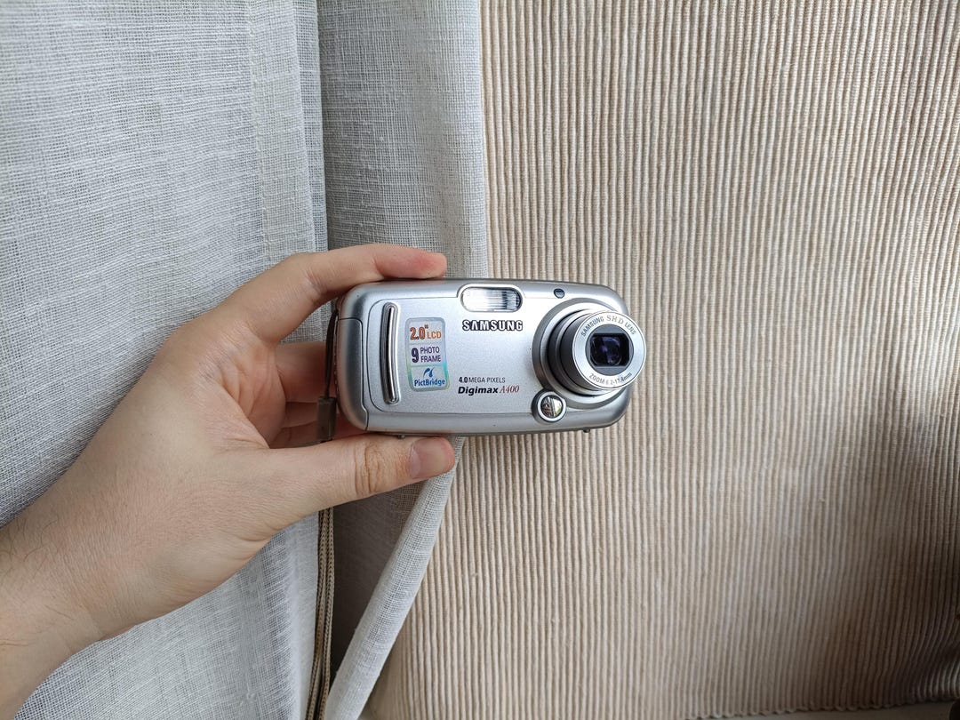 Digital Camera Samsung Digimax A400, Working, Full Set - Etsy Israel