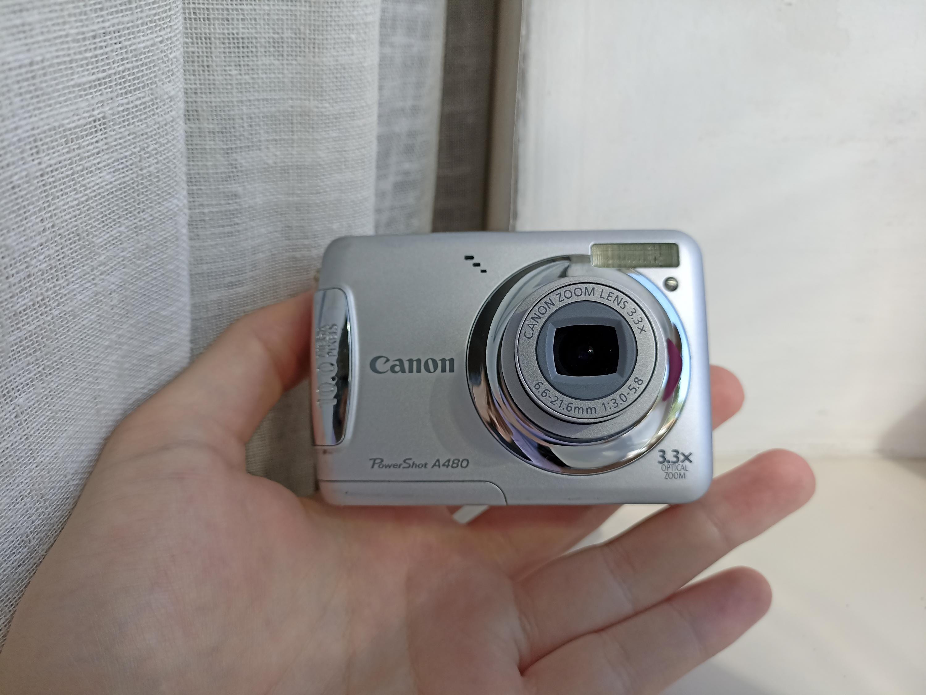 Canon PowerShot A480 シルバー 10.0MP デジタルコンパクトカメラ 動作