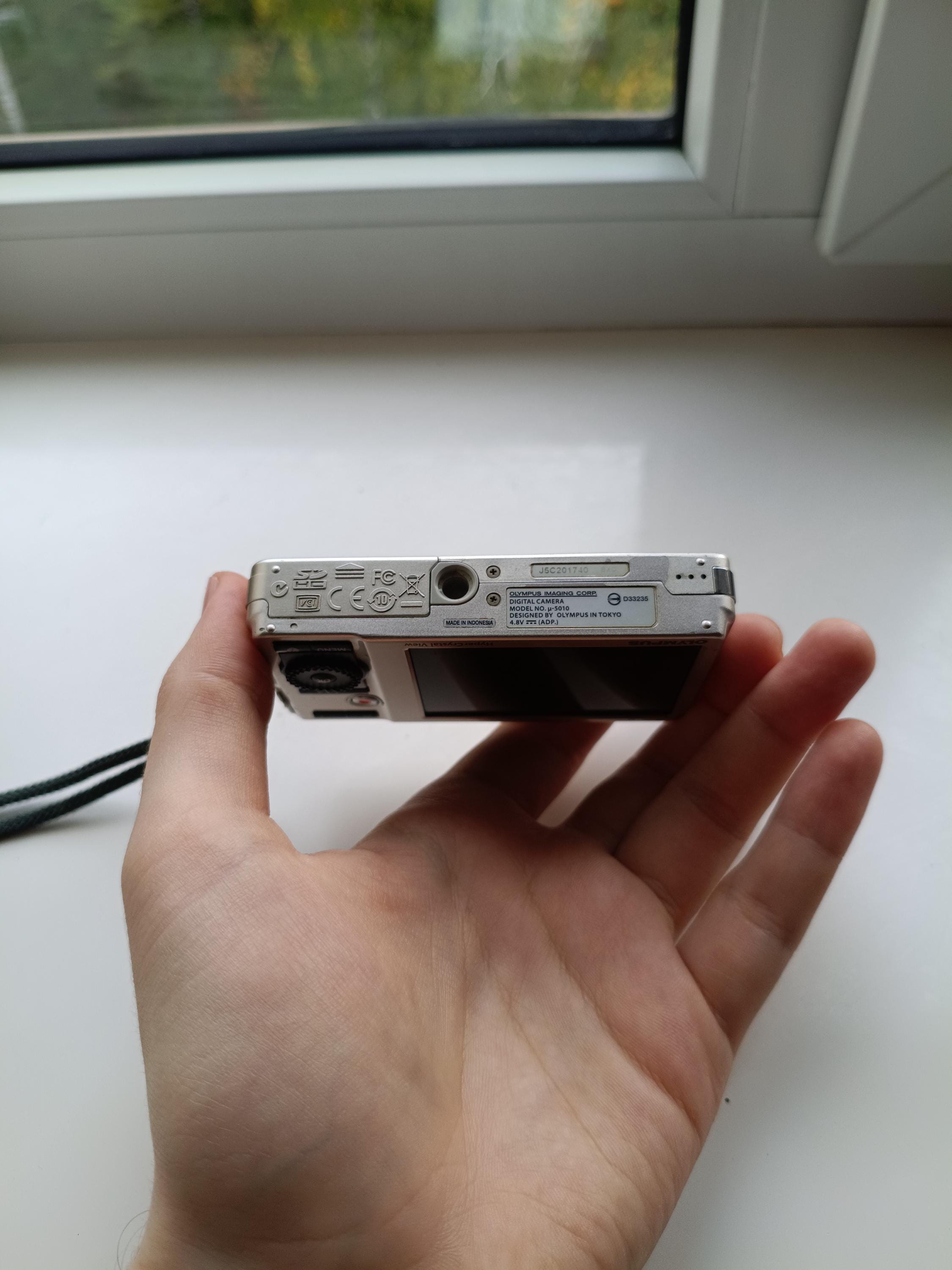 Digital Camera Olympus Stylus Mju 5010 Silver, Working, Full Set